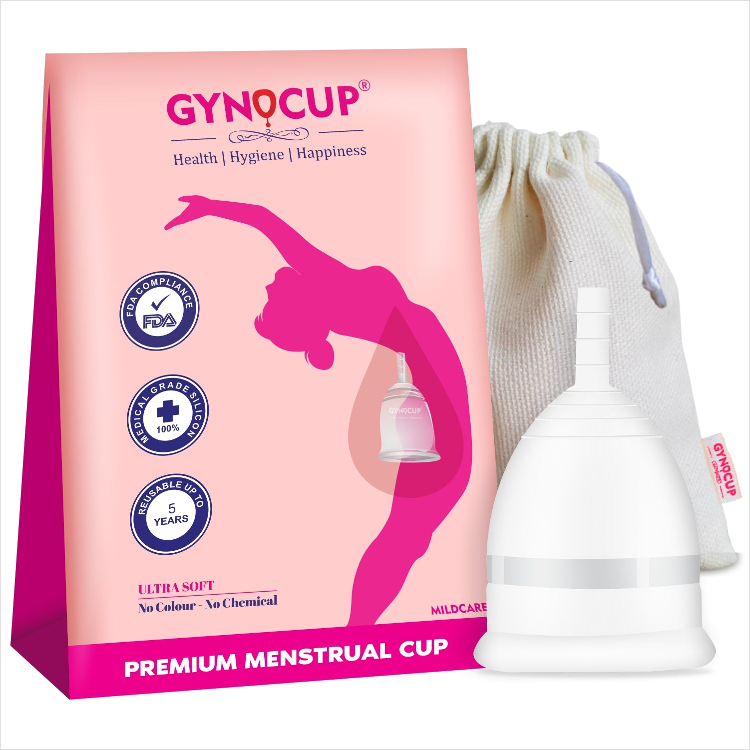 Buy Gynocup Reusable Menstrual Cup For Women