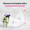 Discover true freedom with a GynoCup menstrual cup!