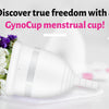 Discover true freedom with a GynoCup menstrual cup!