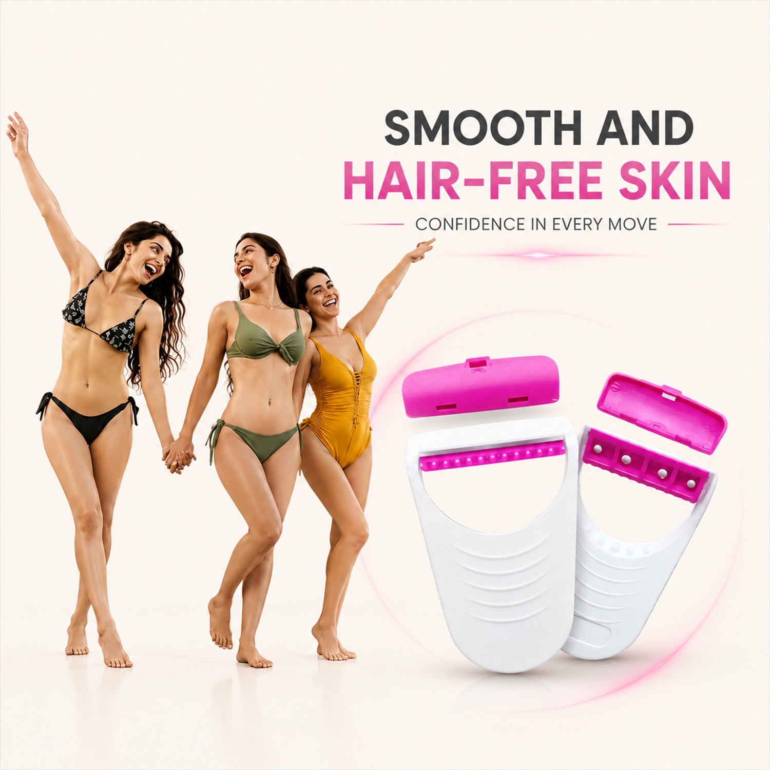 MildCares Glossy Body Razor For Men & Women