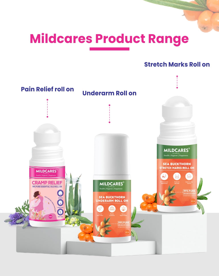 MildCares Cramp Relief 99% Pure Essential Oils Roll On 40ml | Quick, Mildcares.com MildCares Cramp Relief 99% Pure Essential Oils Roll On 40ml | Quick, Mildcares.com
