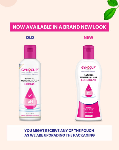 GynoCup Menstrual Cup Lubricant Water Based