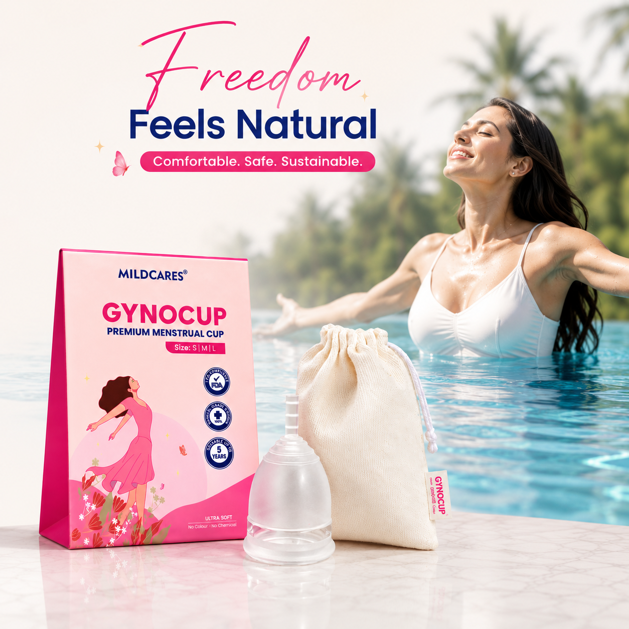 Premium Gynocup Menstrual Cup