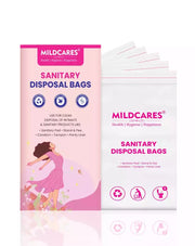 Sanitary Disposal Bags - 25 Bags for Disposal of Tampons, Condoms, Pantyliner, Sanitary Pad & Personal Hygiene Waste Sanitary Pad