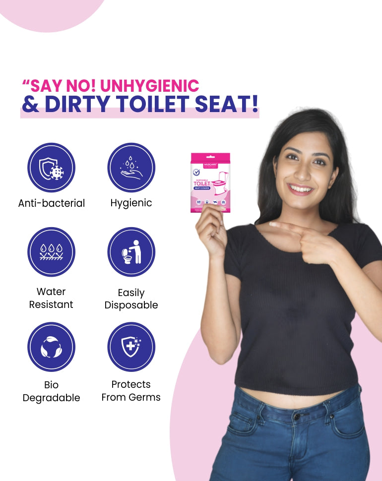 Disposable Toilet Seat Covers – 10 Units