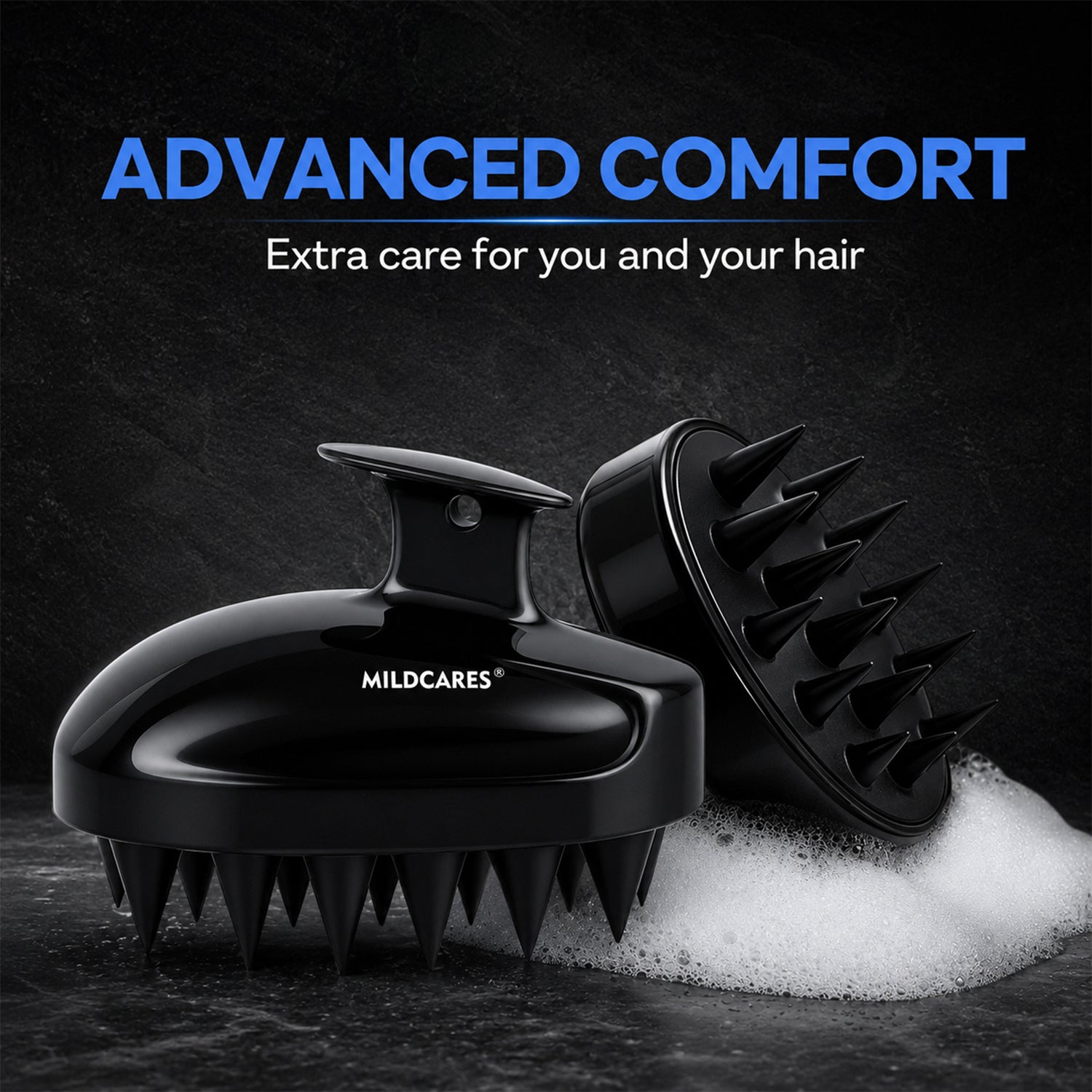 Mouse Scalp Massager Brush for Deep Cleaning & Relaxation
