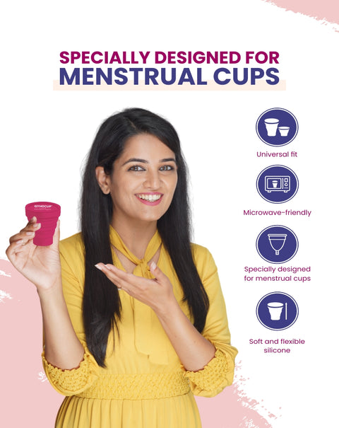 Collapsible Menstrual Cup Sterilizer | Kills 99% Of Germs In 2 Minutes | Microwave Friendly