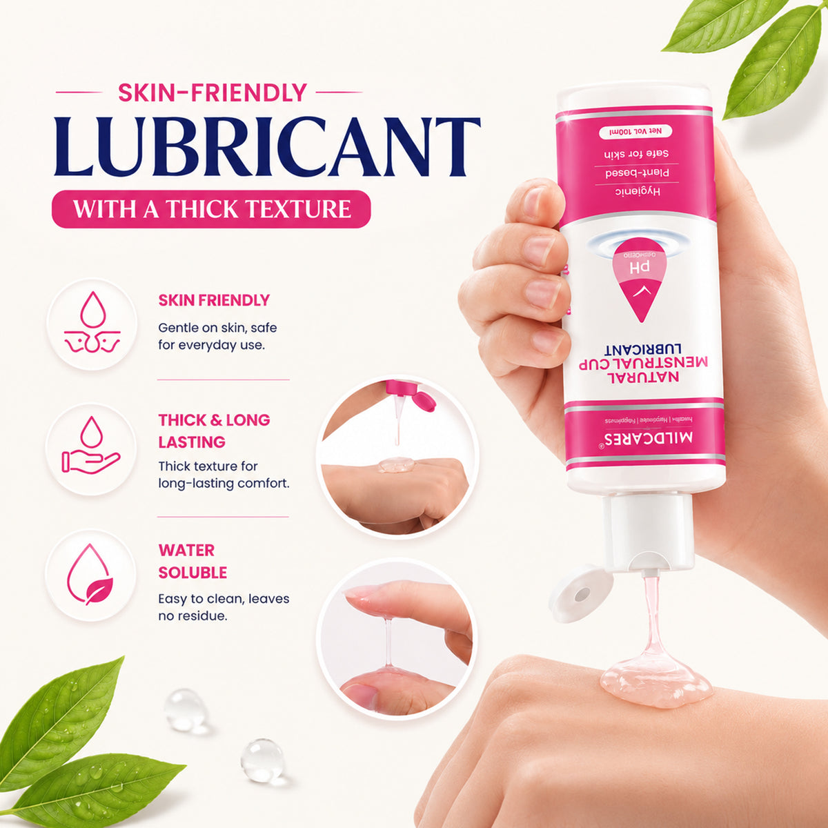 GynoCup Menstrual Cup Lubricant Water Based