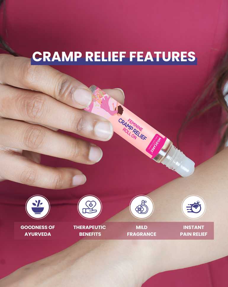 Period Cramp Relief Roll On (Pack of 4)