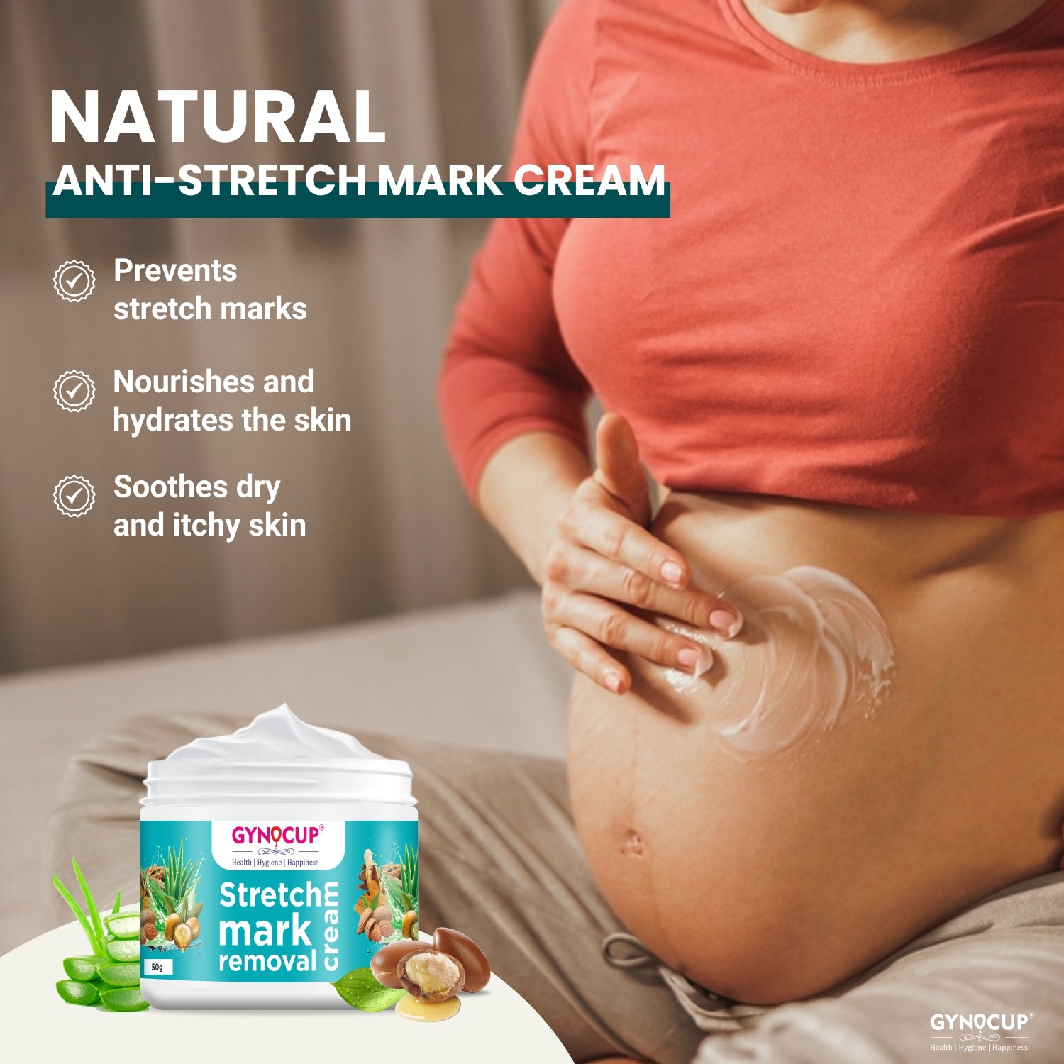 Flawless Skin Ahead: Stretch Mark Removal Cream for All Skin Types (50g)