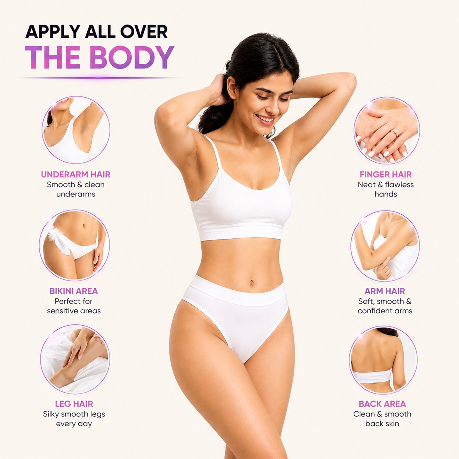 MildCares Glossy Body Razor For Men & Women