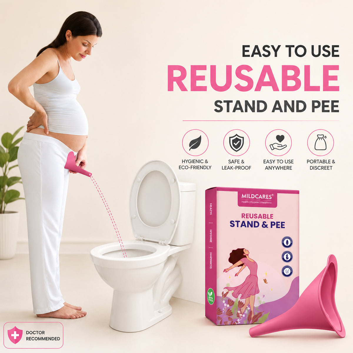 Reusable Stand and Pee Women’s Urinator (Pack of 2)