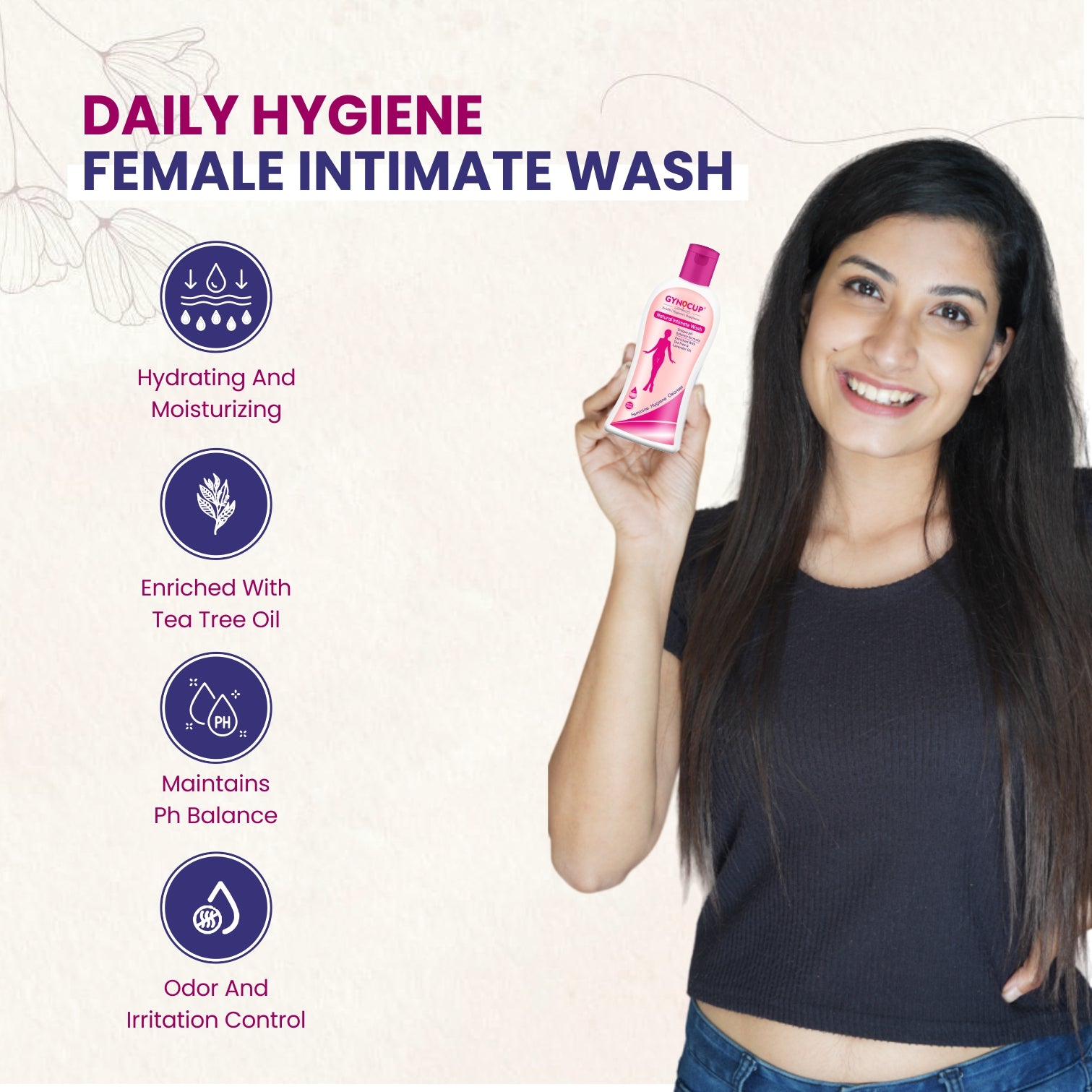 women Intimate Care Wash (100ML) : Keep your intimate area healthy and fresh