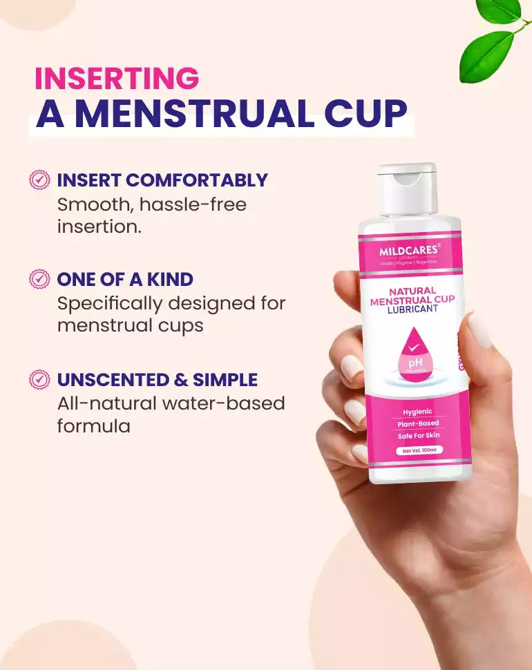 GynoCup Menstrual Cup Lubricant Water Based