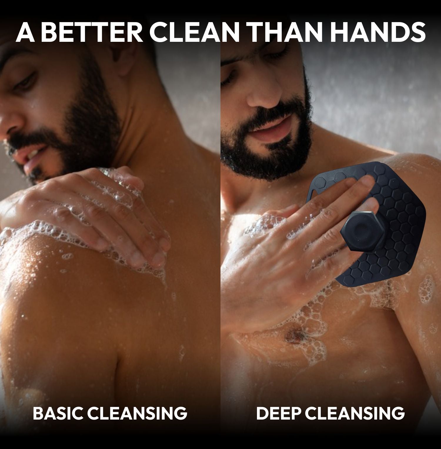 Soft Silicone Bath Brush for Men & Women