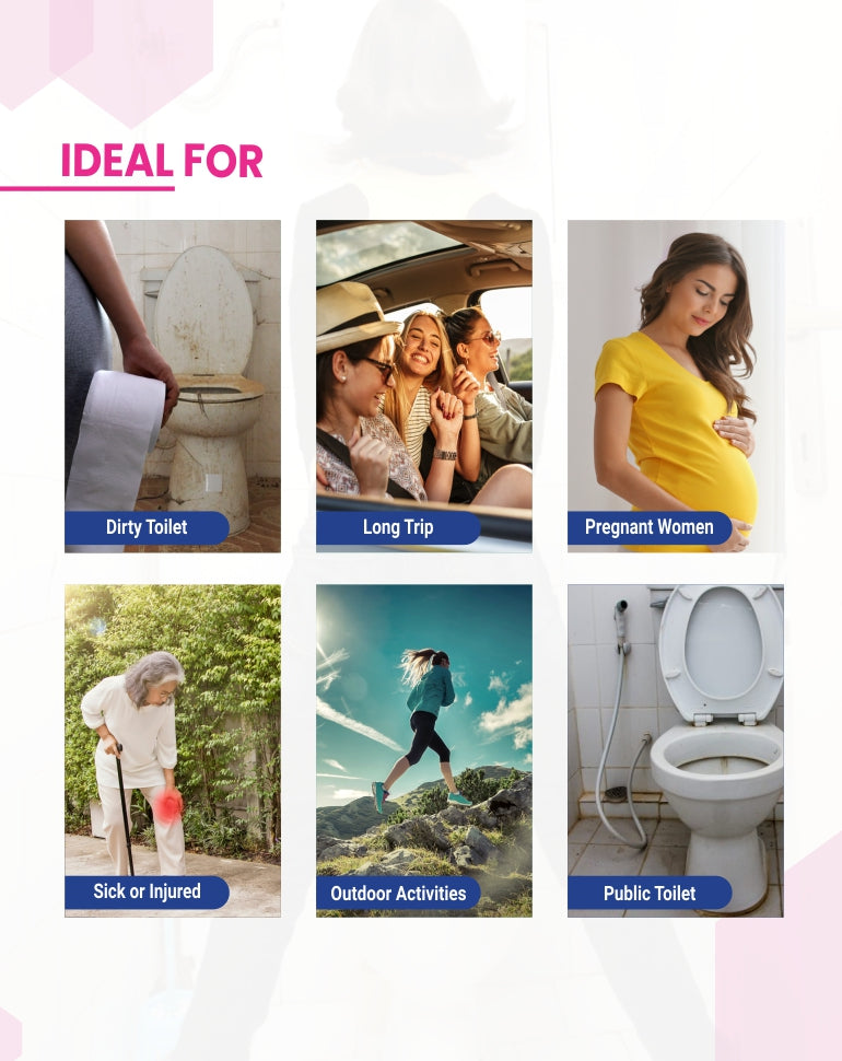 Reusable Stand Pee + Toilet Seat Cover