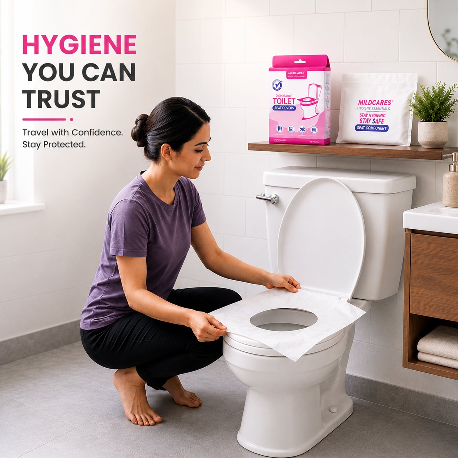 Disposable Toilet Seat Covers – 10 Units