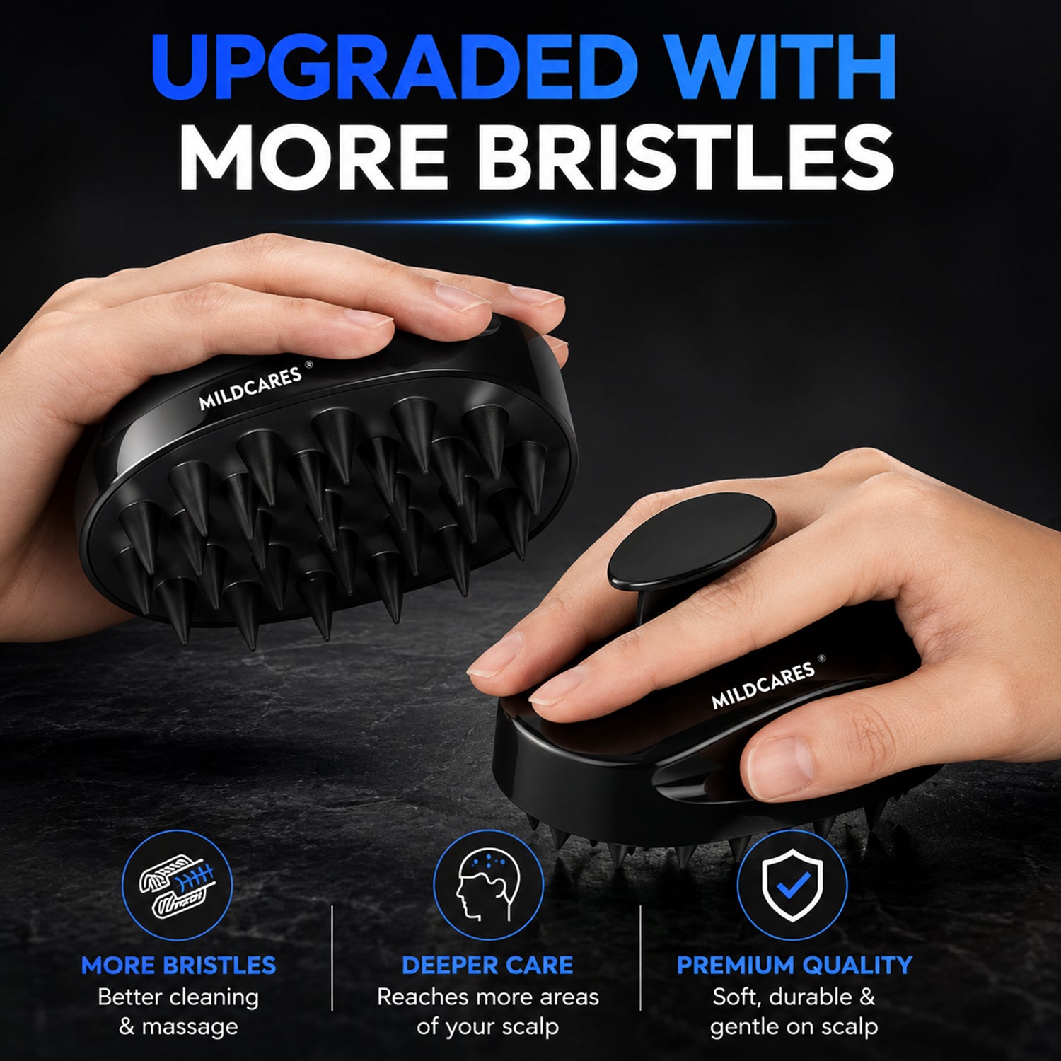 Mouse Scalp Massager Brush for Deep Cleaning & Relaxation