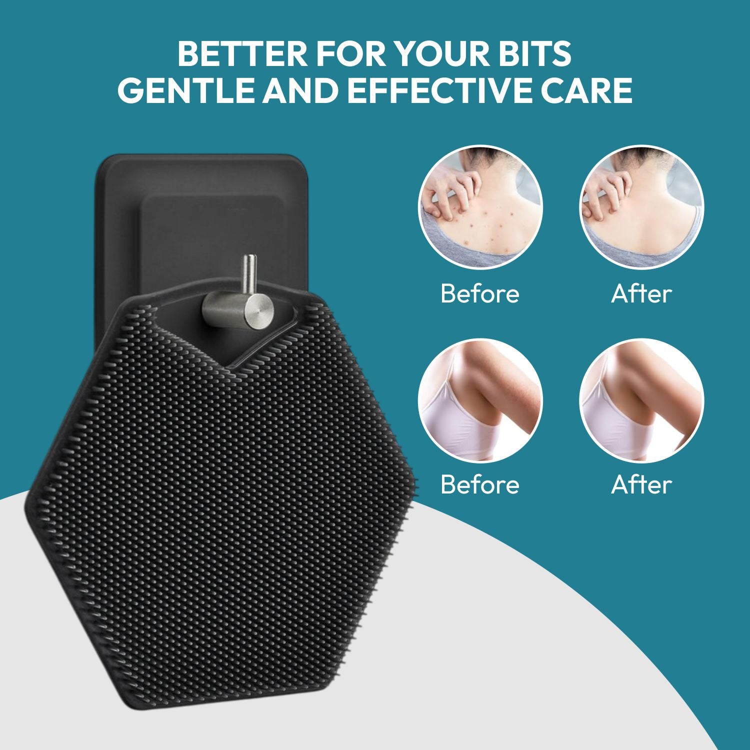 Soft Silicone Bath Brush for Men & Women