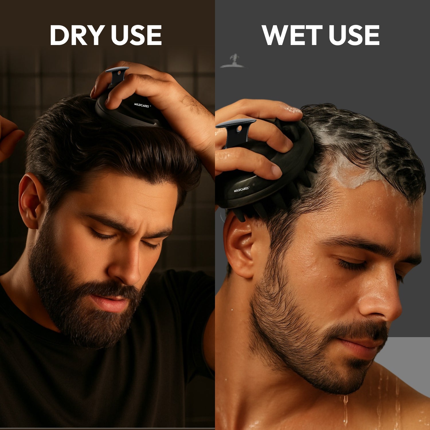 Mouse Scalp Massager Brush for Deep Cleaning & Relaxation