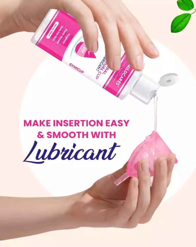 GynoCup Menstrual Cup Lubricant Water Based