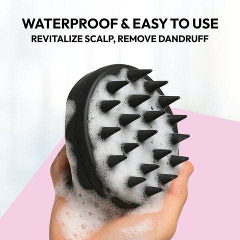 MildCares Hair Scalp Massager Brush For Hair Growth Shampoo Scrub Hair Massager Soft Silicone Head Massager Scalp Scrubber Exfoliator,Anti-Dandruff Hair Scalp Massager Brush