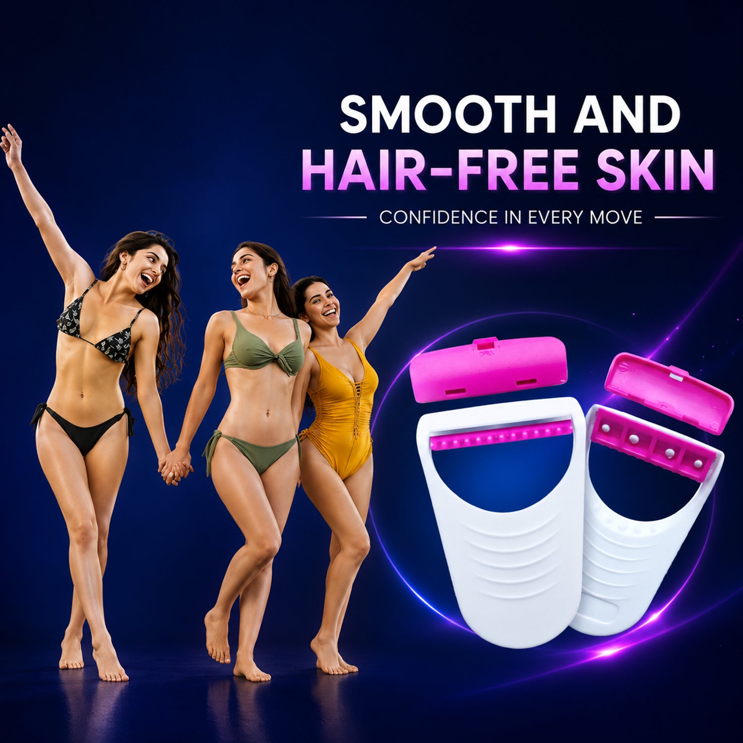 MildCares Glossy Body Razor For Men & Women