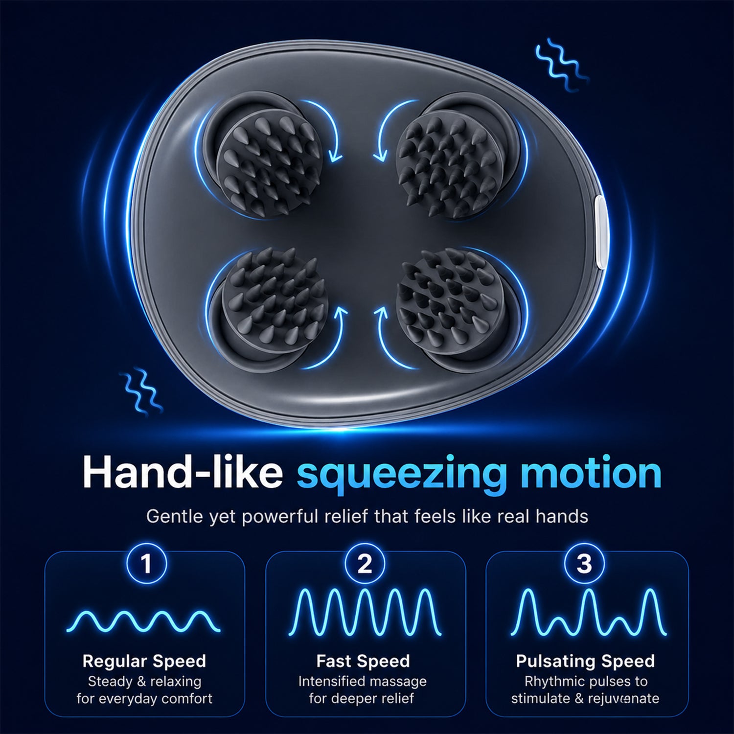 S1 Pro Smart Electric Head Massager –  Portable & Rechargeable