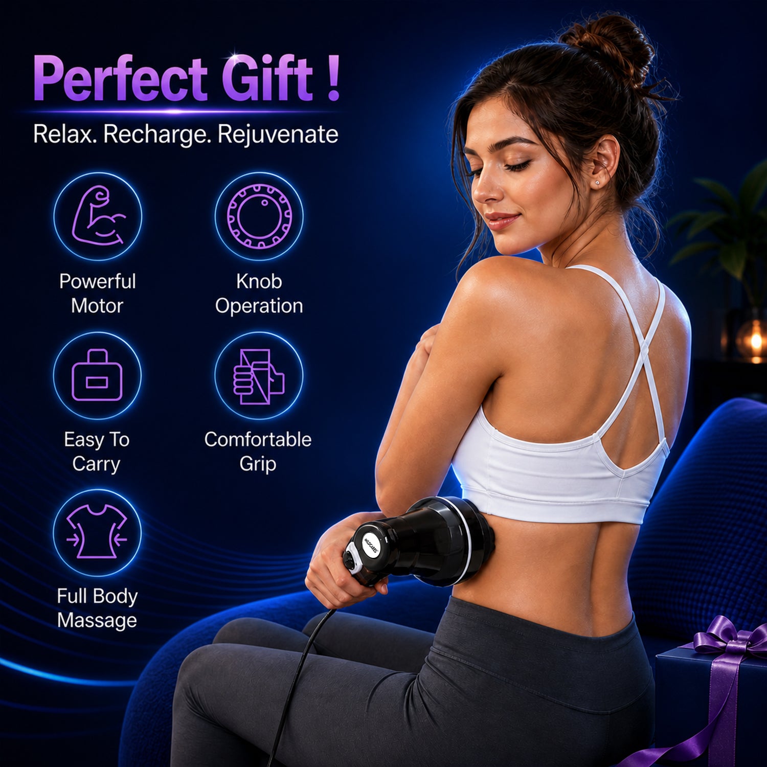 MildCares RX Pro Handheld Physiotherapy Massager – Pain Relief