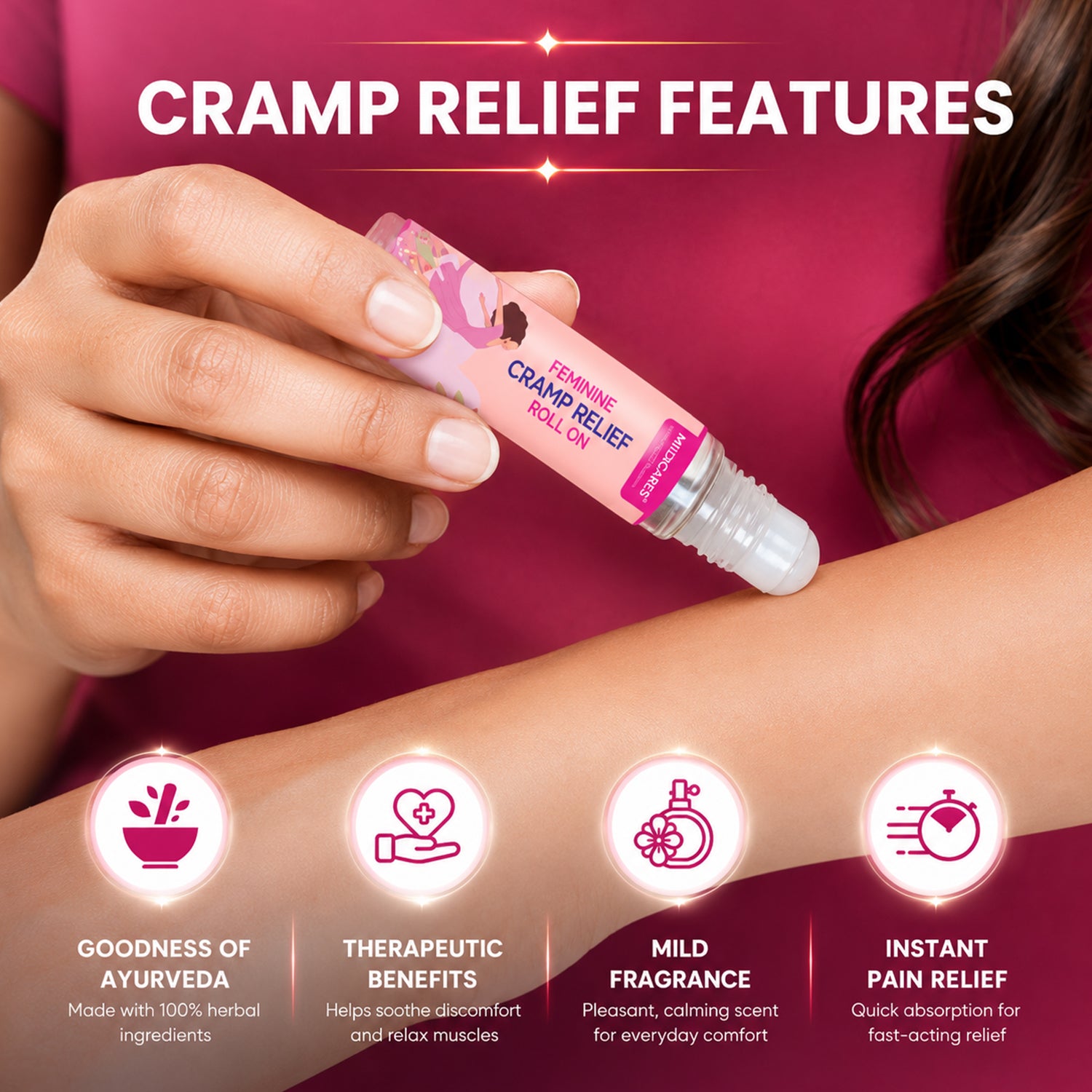 Period Cramp Relief Roll On