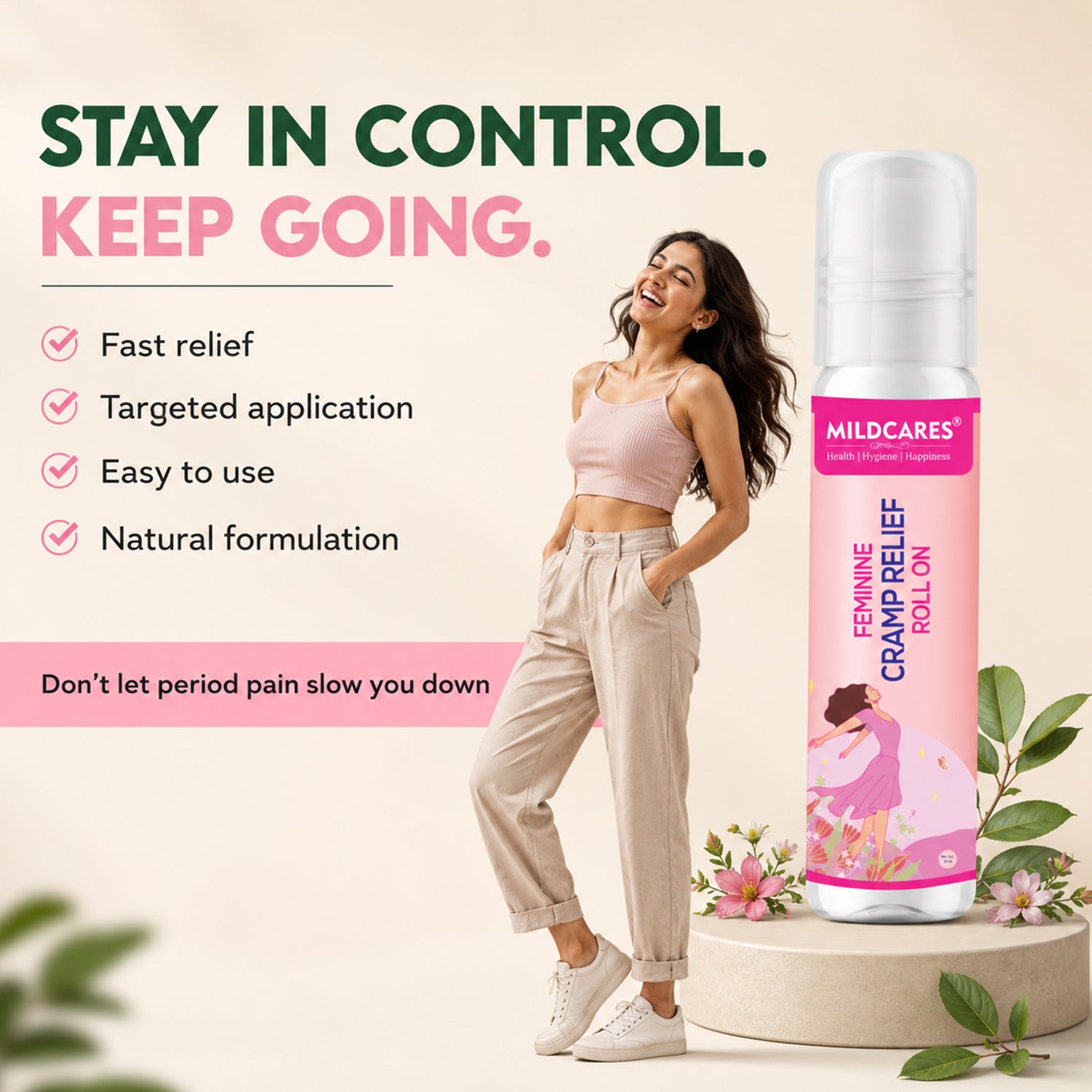 Period Cramp Relief Roll On