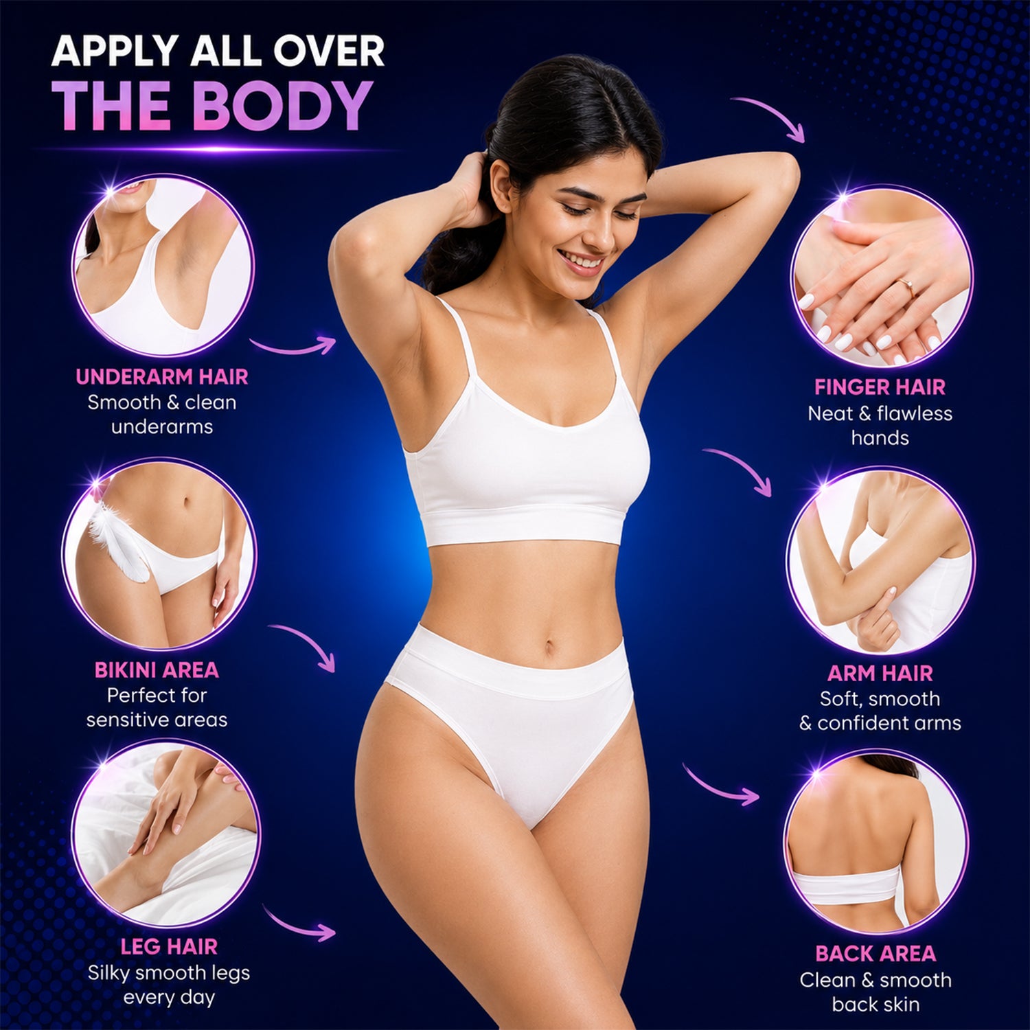 MildCares Glossy Body Razor For Men & Women