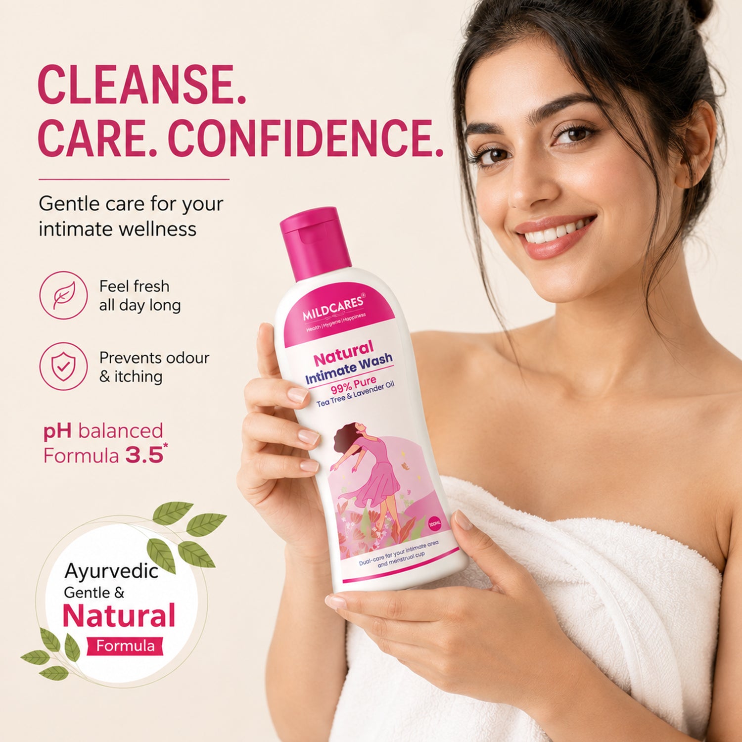 MildCares Natural Intimate Wash : Keep Your Intimate Area Healthy And Fresh (Women)