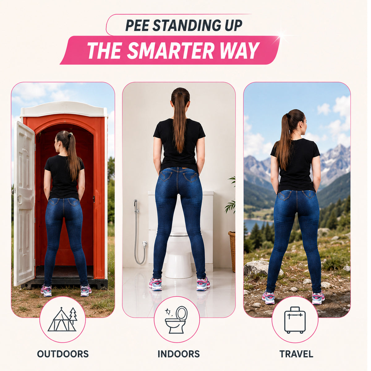 MildCares Disposable Stand & Pee Female Urination Device (Pack of 10)