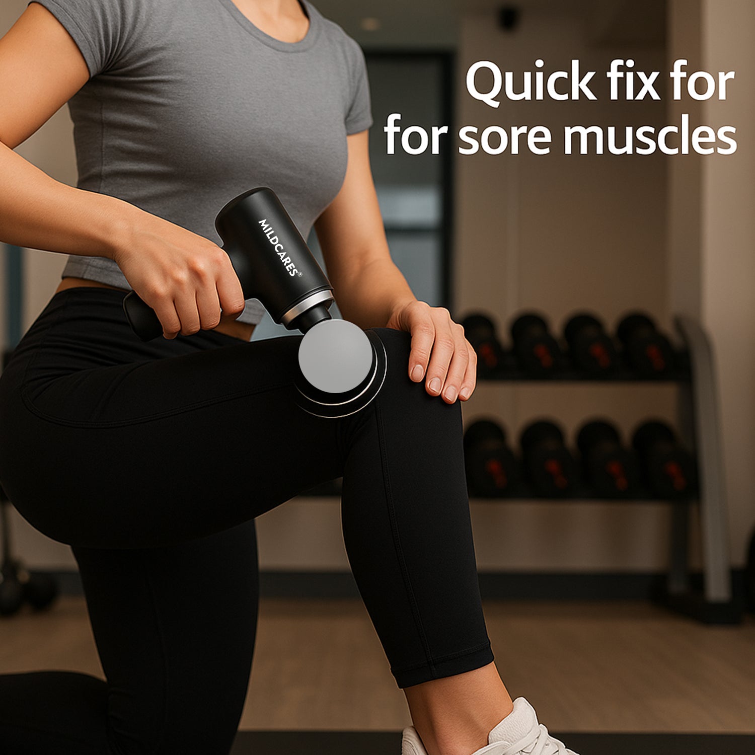 M1 Electric Massage Gun – 6 Speed, Silent Motor