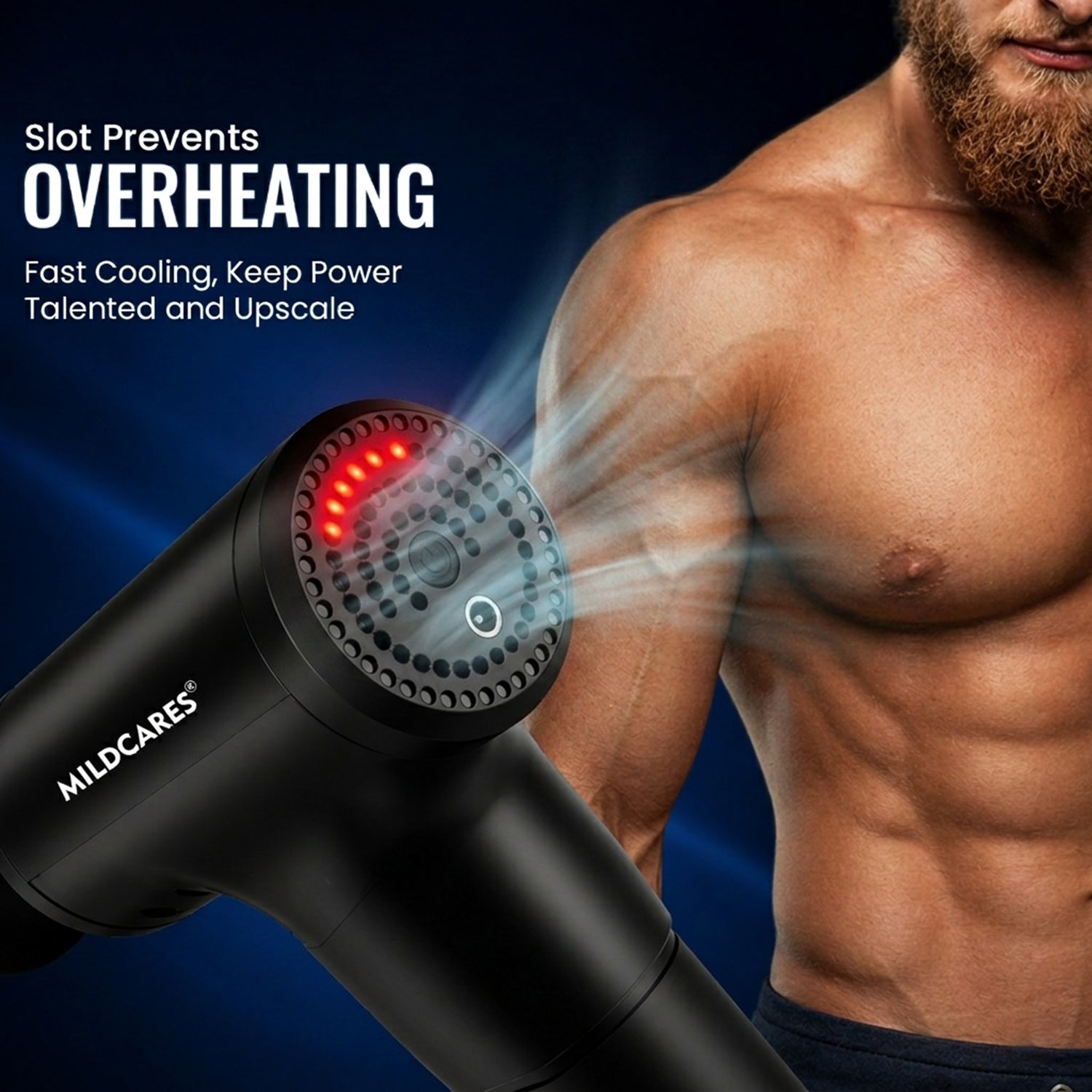 M1 Pro Electric Massage Gun for Pain Relief – 6 Speed