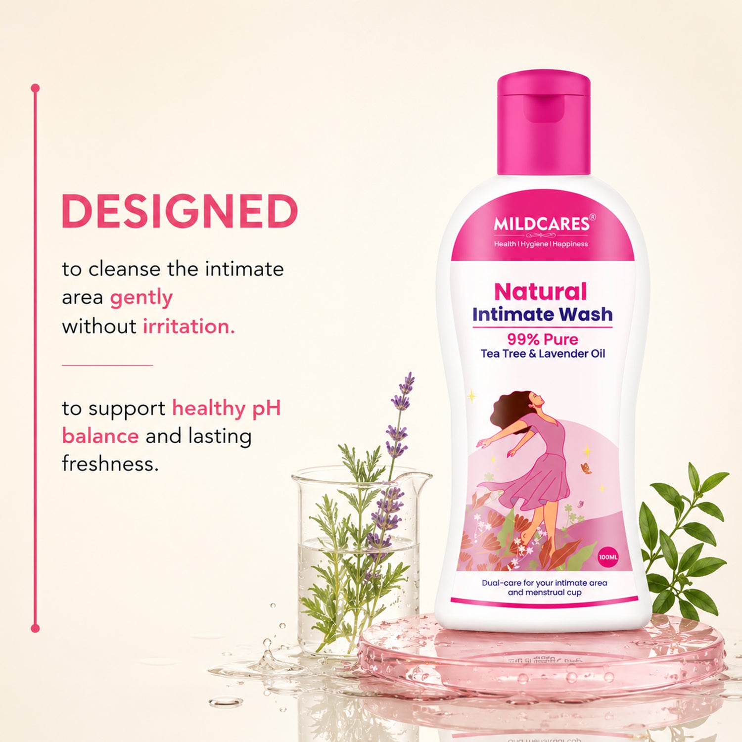 MildCares Natural Intimate Wash : Keep Your Intimate Area Healthy And Fresh (Women)