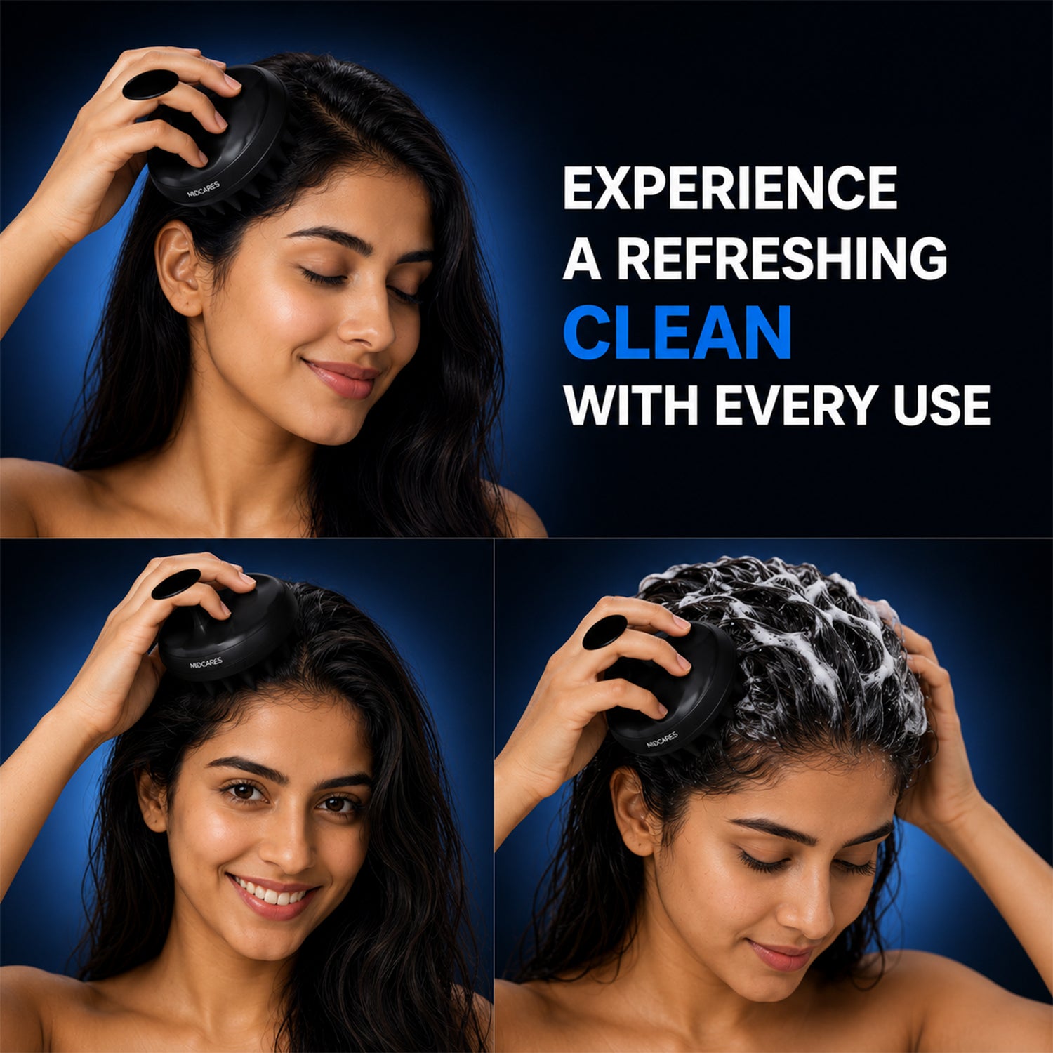 Scalp Massager Brush for Hair Growth & Dandruff Control