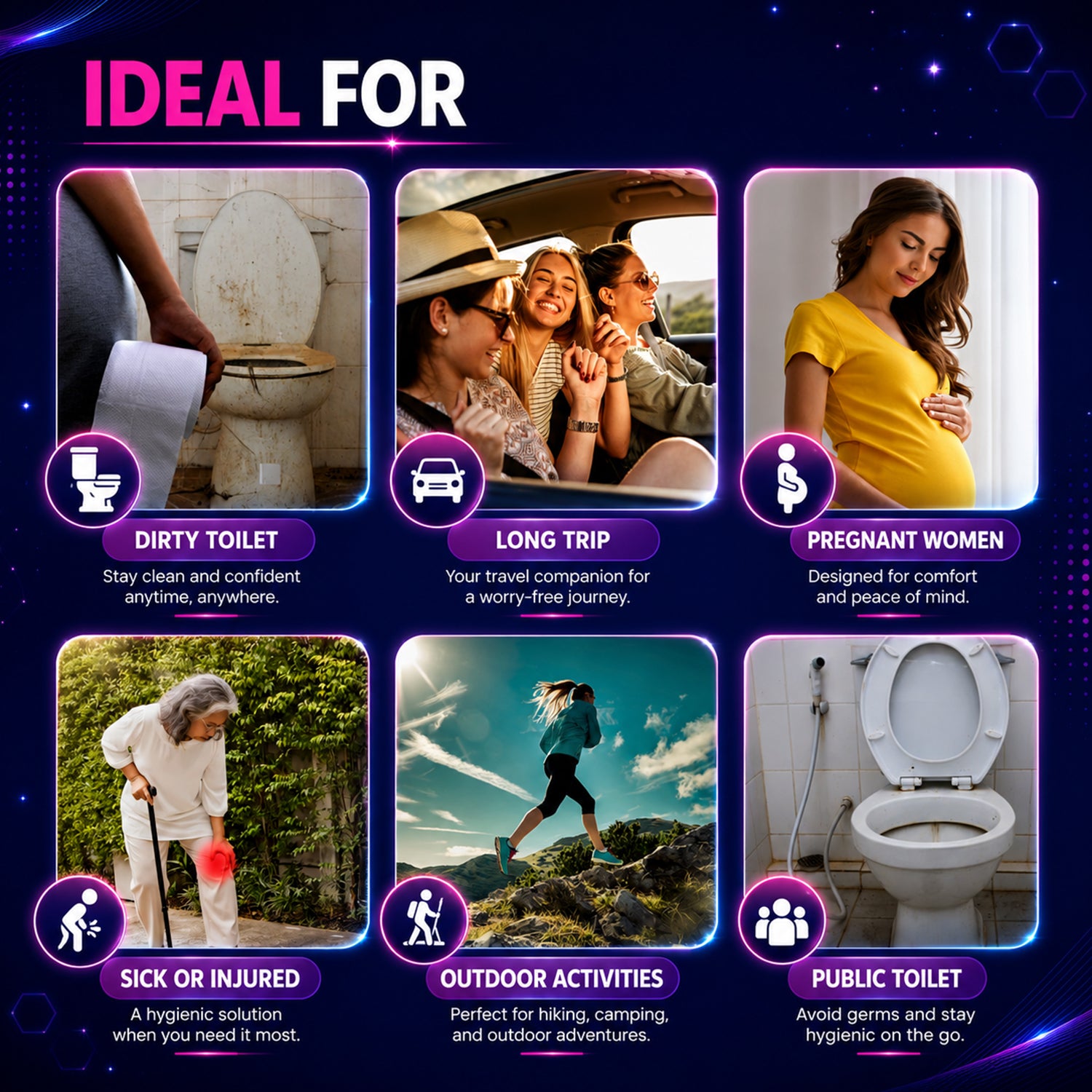 MildCare Reusable Stand and Pee Women’s Urinator