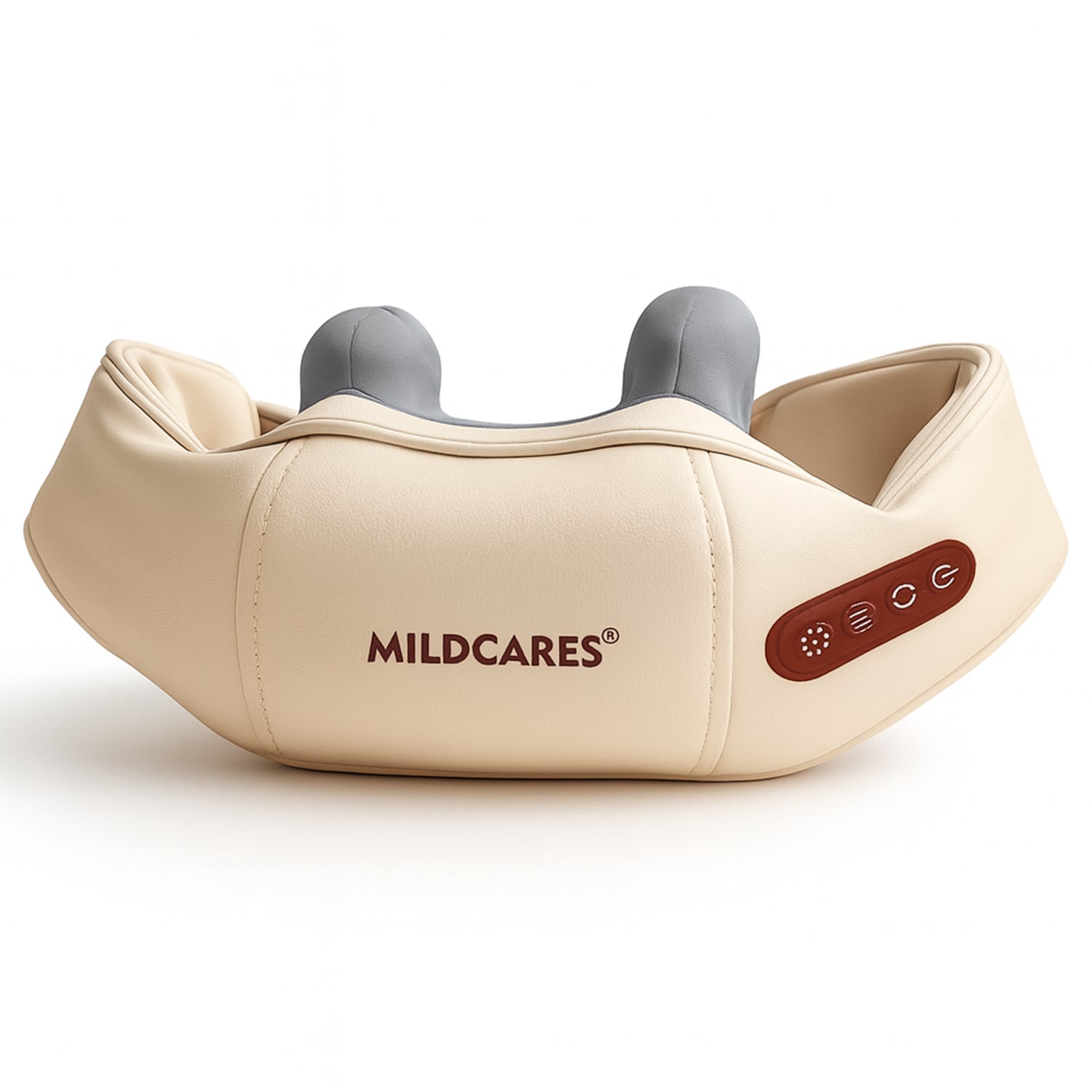 4D Shiatsu Neck & Shoulder Massager with Heat Grey Cream 4D Shiatsu Neck & Shoulder Massager with Heat Grey Cream