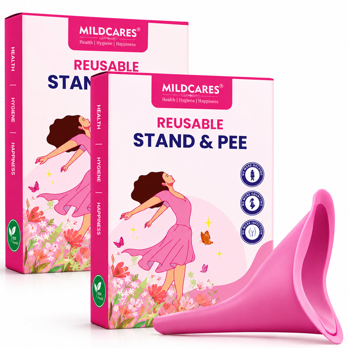 Reusable Stand and Pee Women’s Urinator (Pack of 2)