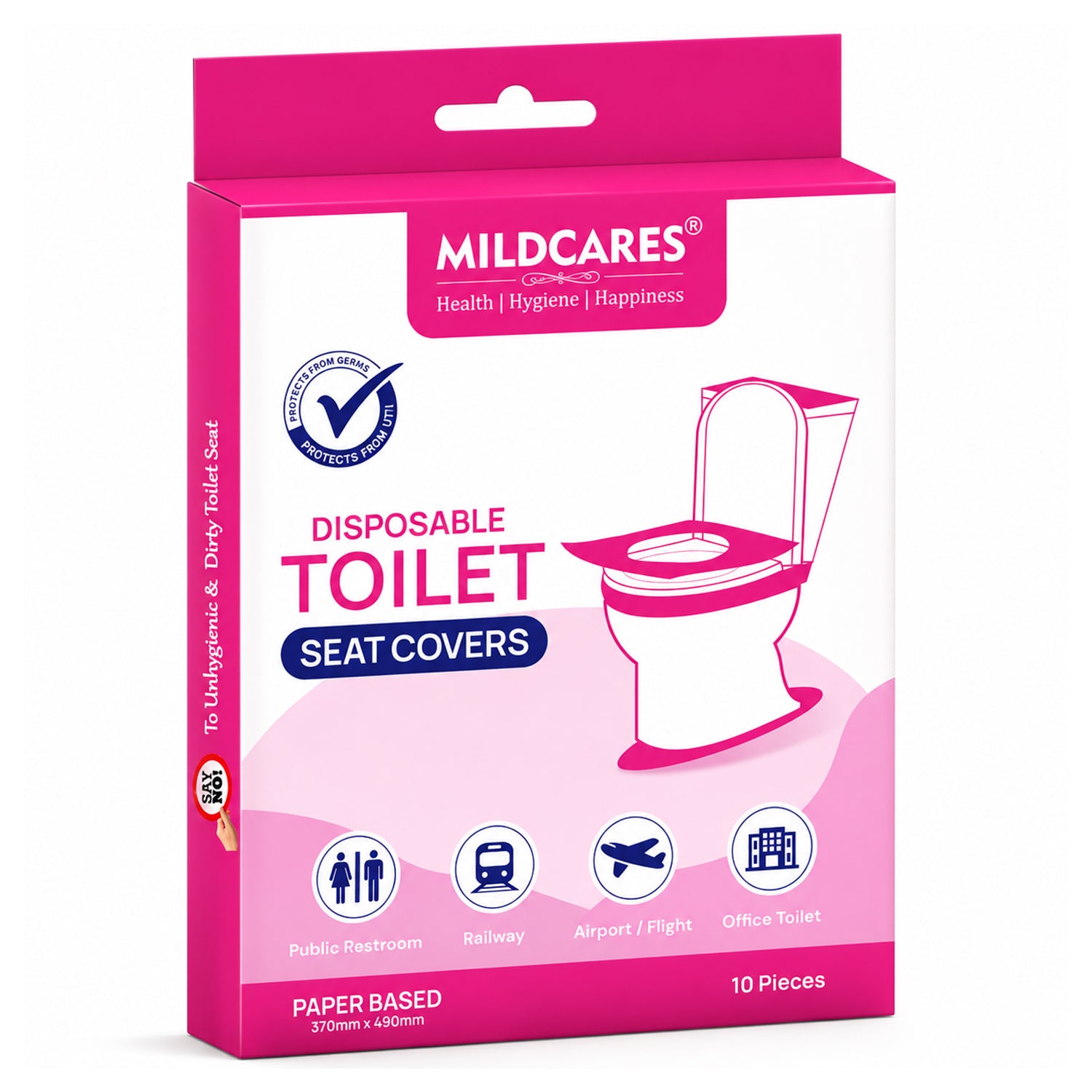 Disposable Toilet Seat Covers – 10 Units