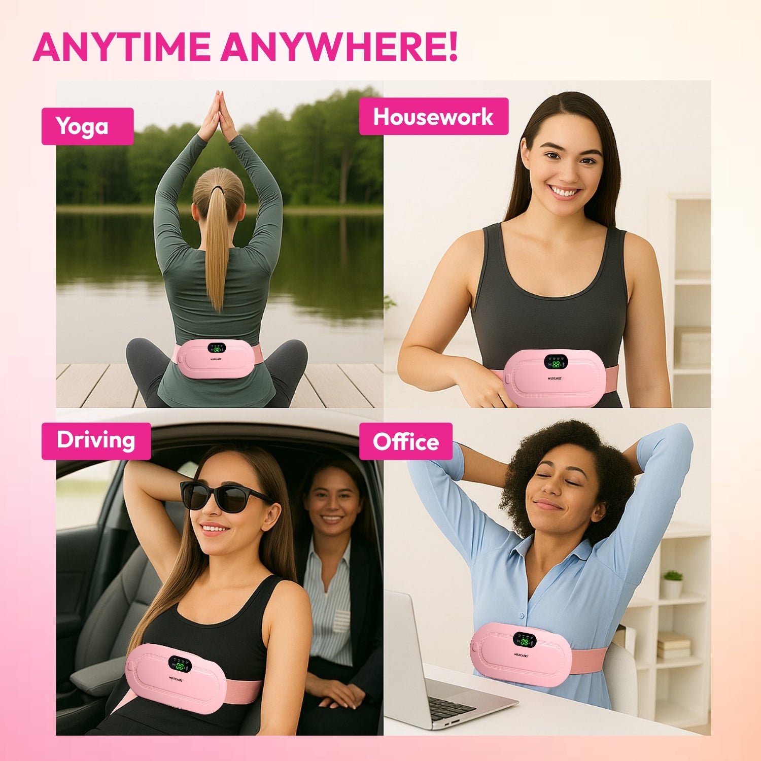 Electric Period Pain Relief Massager for Women