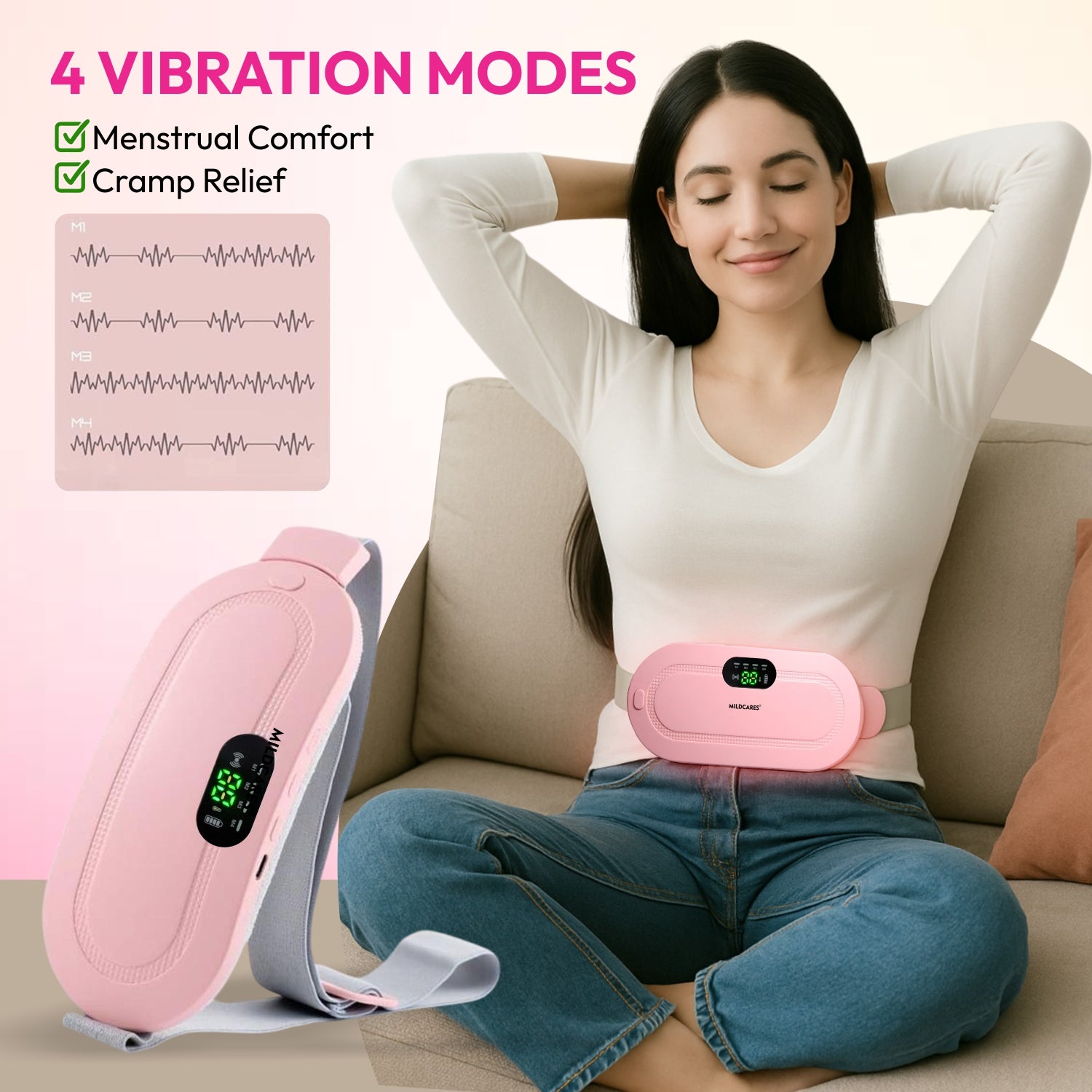 Electric Period Pain Relief Massager for Women