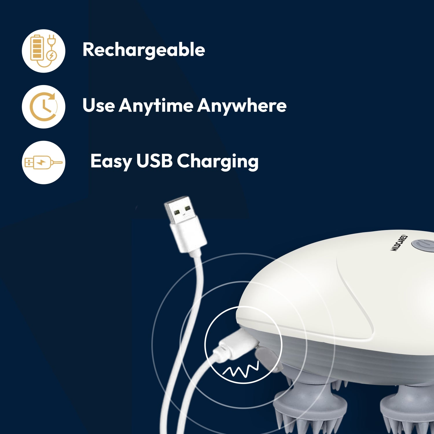 S1 Pro Smart Electric Head Massager –  Portable & Rechargeable