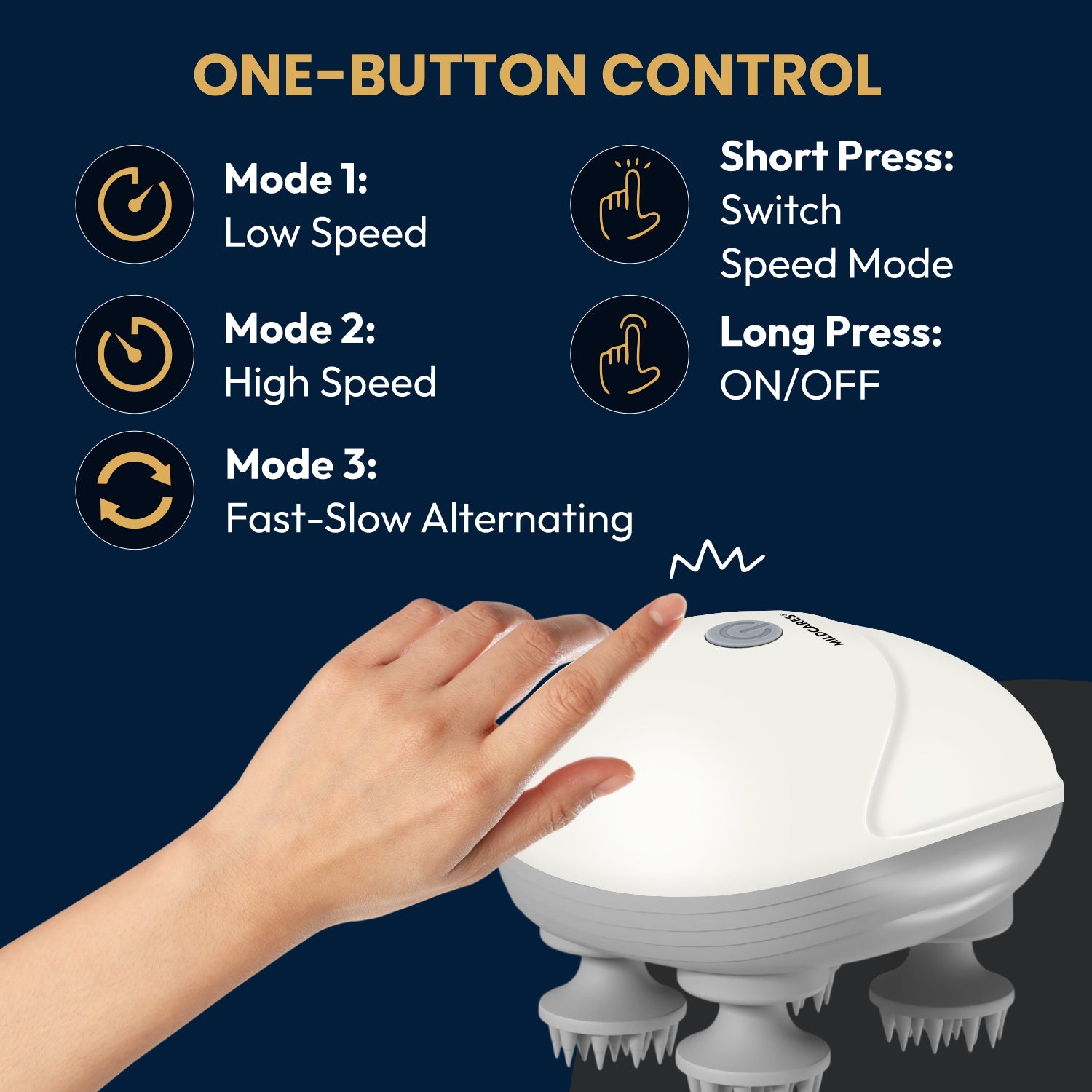 S1 Pro Smart Electric Head Massager –  Portable & Rechargeable