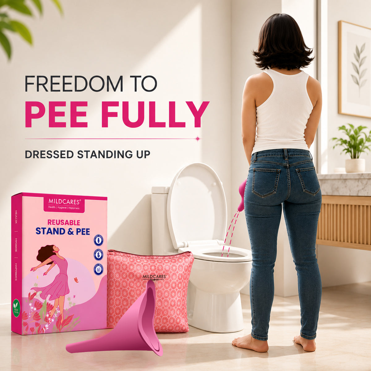 Reusable Stand and Pee Women’s Urinator (Pack of 2)