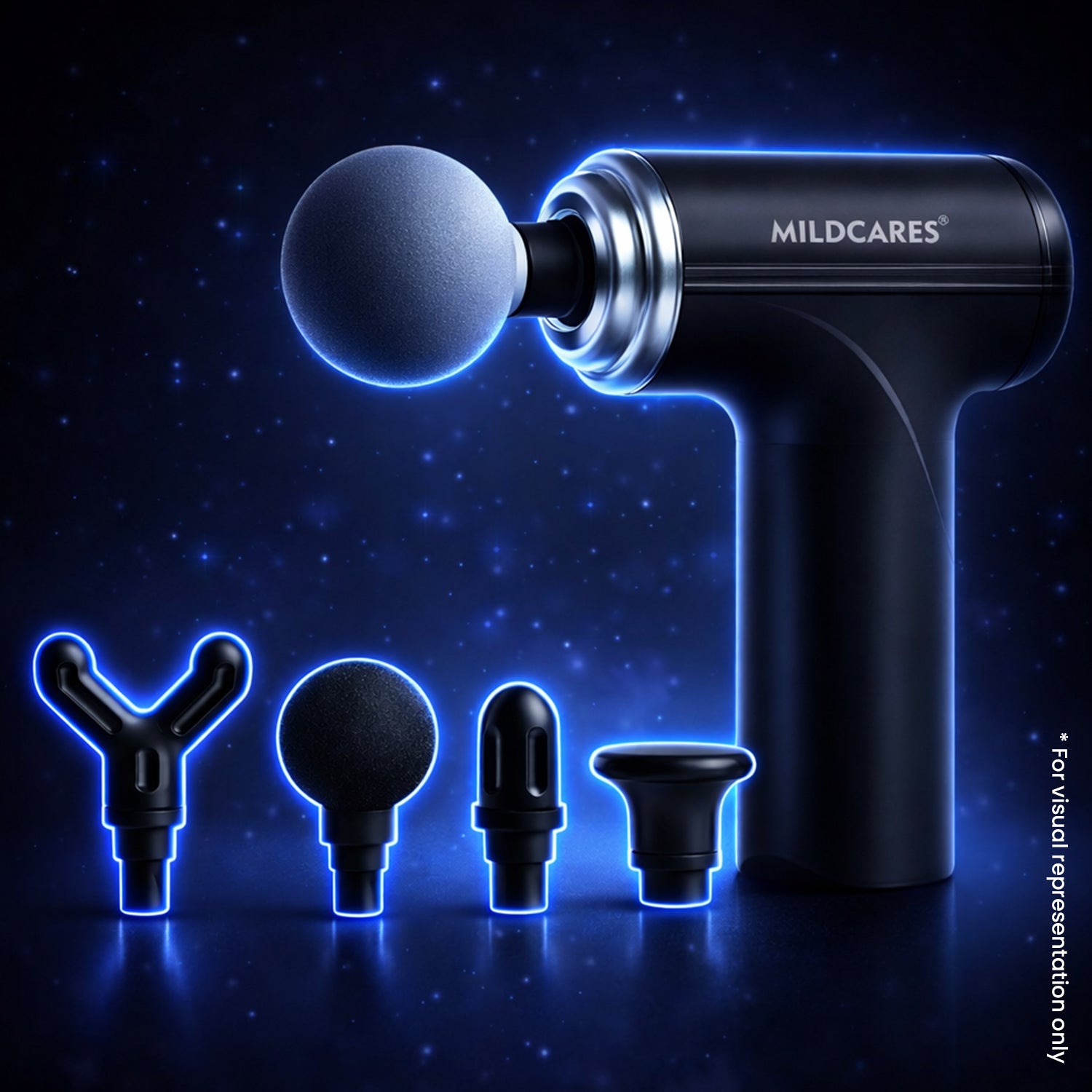 M1 Electric Massage Gun – 6 Speed, Silent Motor